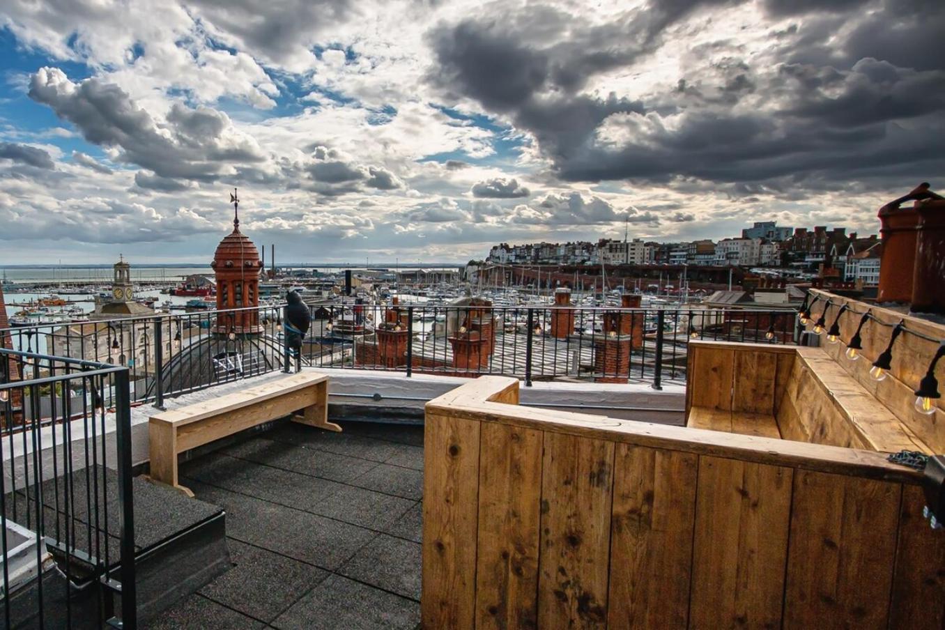 Harbourside Roof Terrace & Sea Views By Adliv Villa แรมส์เกท ภายนอก รูปภาพ